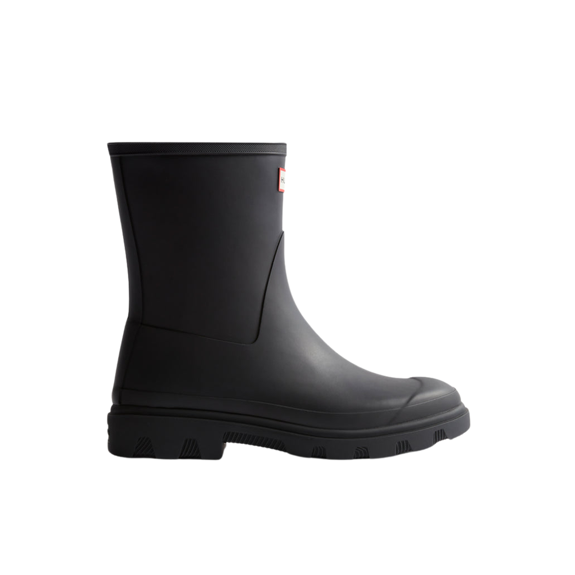 (W) 헌터 다운포어 숏 웰링턴 부츠 블랙((W) Hunter Downpour Short Wellington Boots Black)