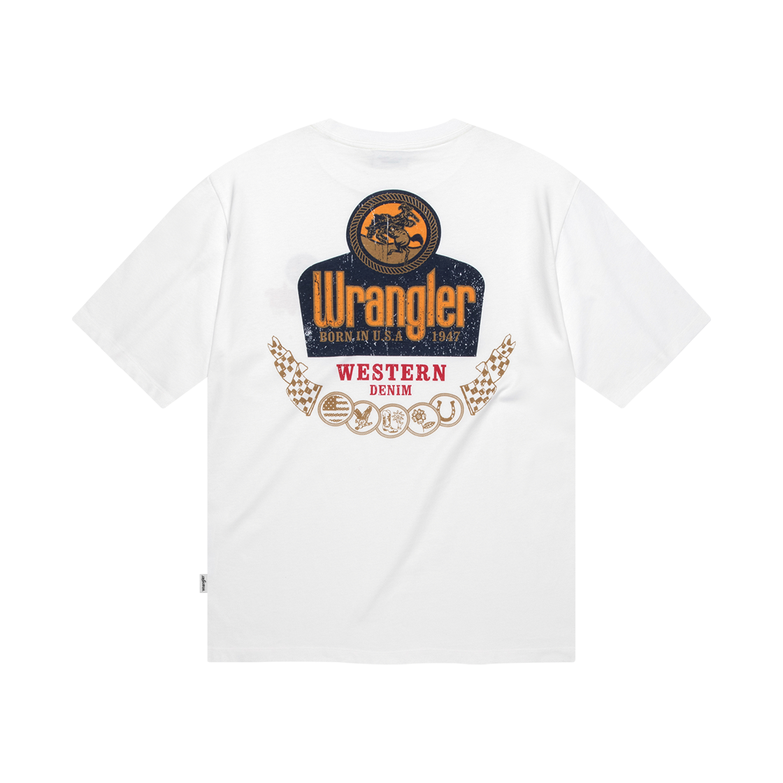 랭글러 웨스턴 심볼즈 티셔츠 화이트(Wrangler Western Symbols T-Shirt White)