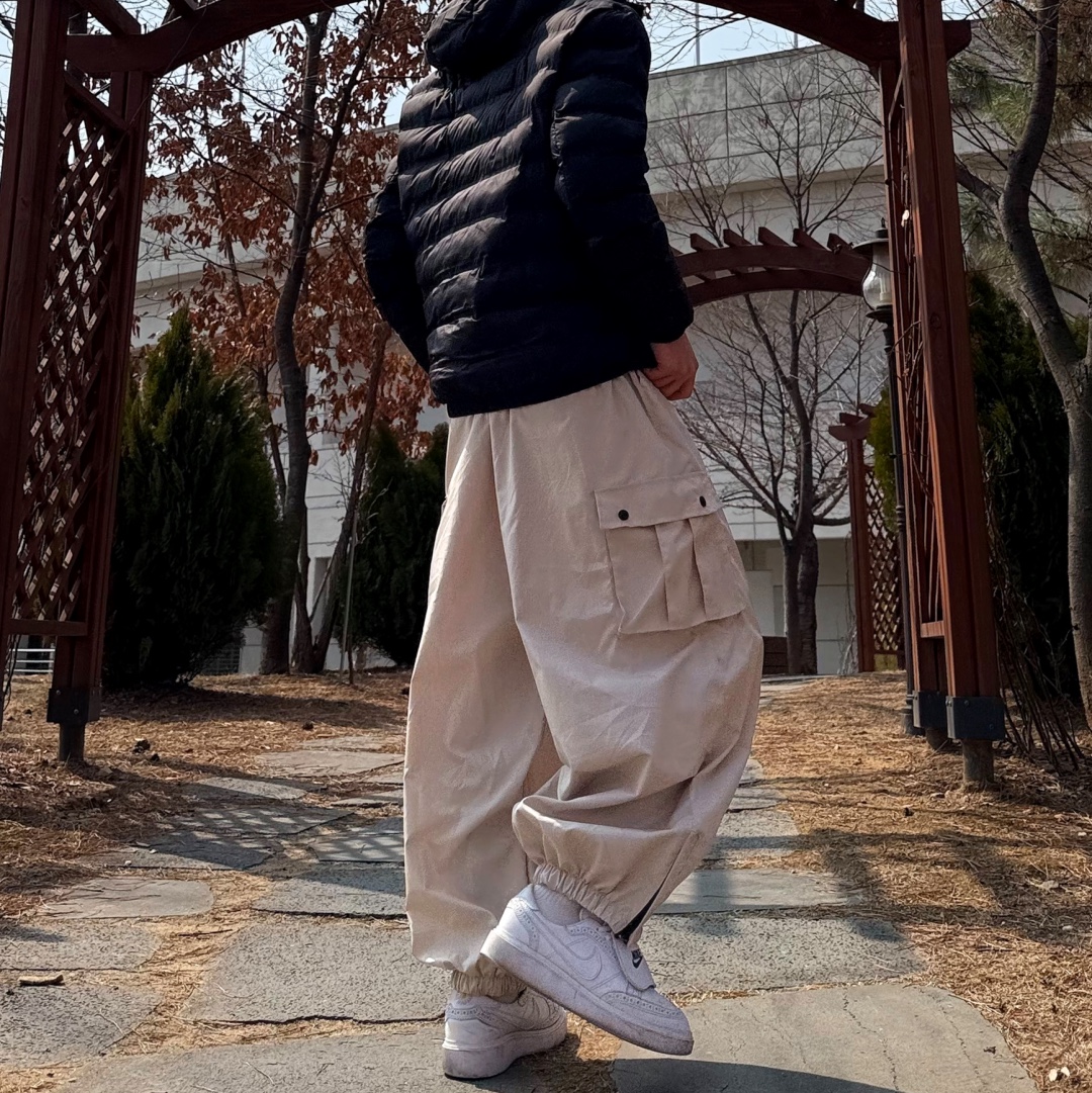 Nike x Peaceminusone Kwondo1 White 착용 스타일 - 3