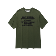 Thevinylhouse Gunfight Typo Tee Khaki