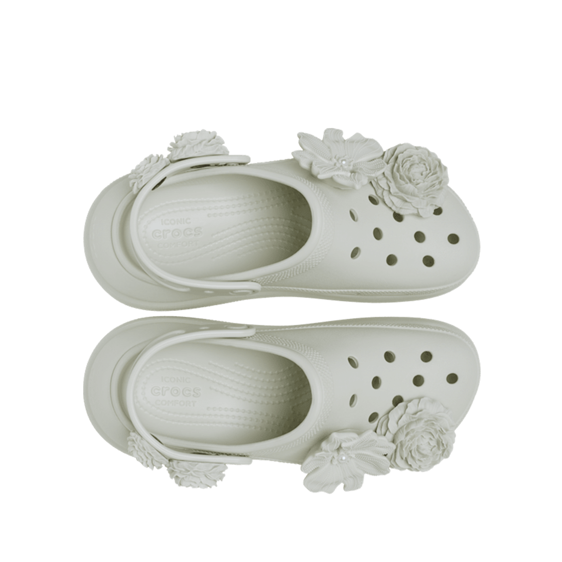 크록스 크러쉬 부케 클로그 리넨(Crocs Crush Bouquet Clog Linen) - 2