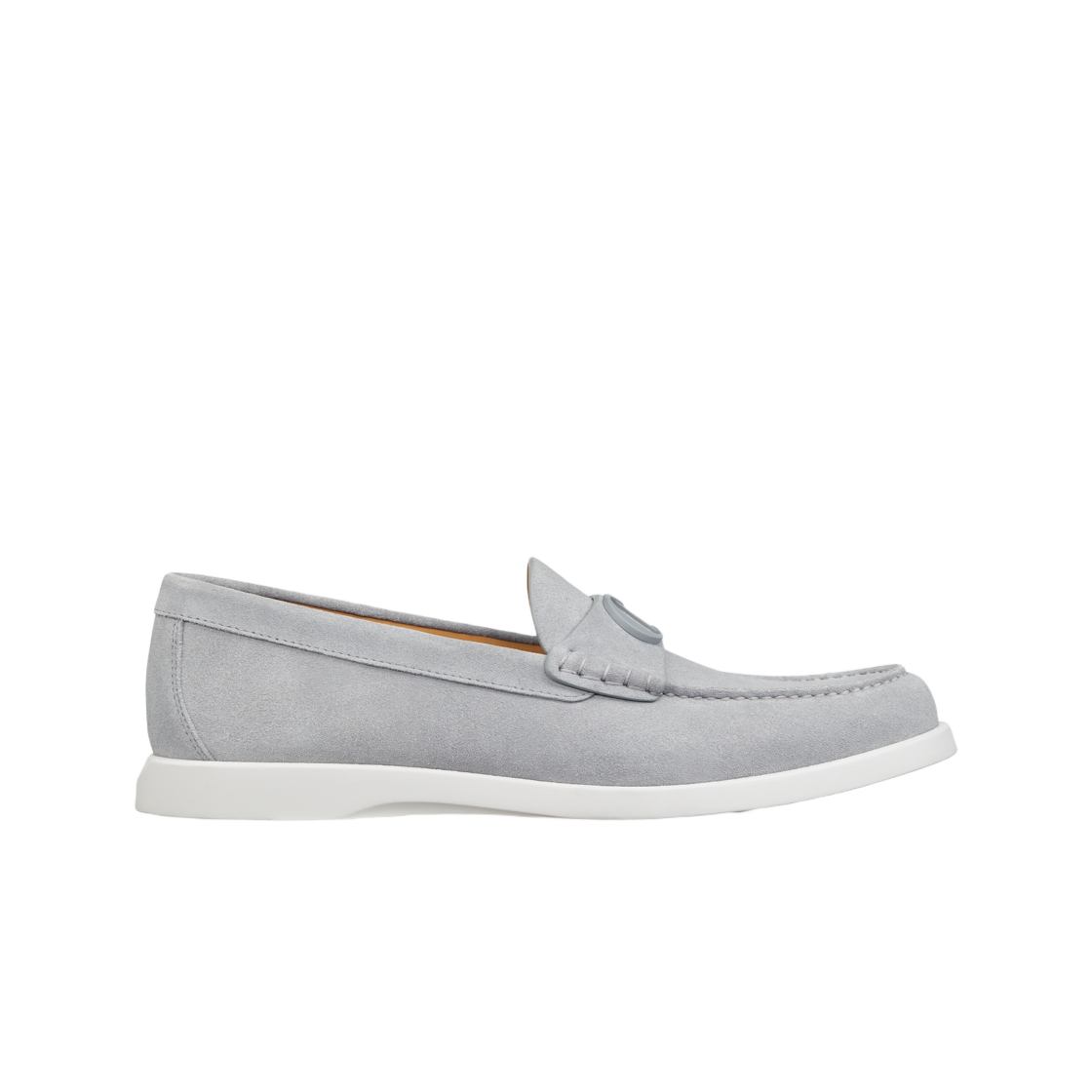 3LO169ZSI-H800 Dior Granville Loafer Suede Dior Gray