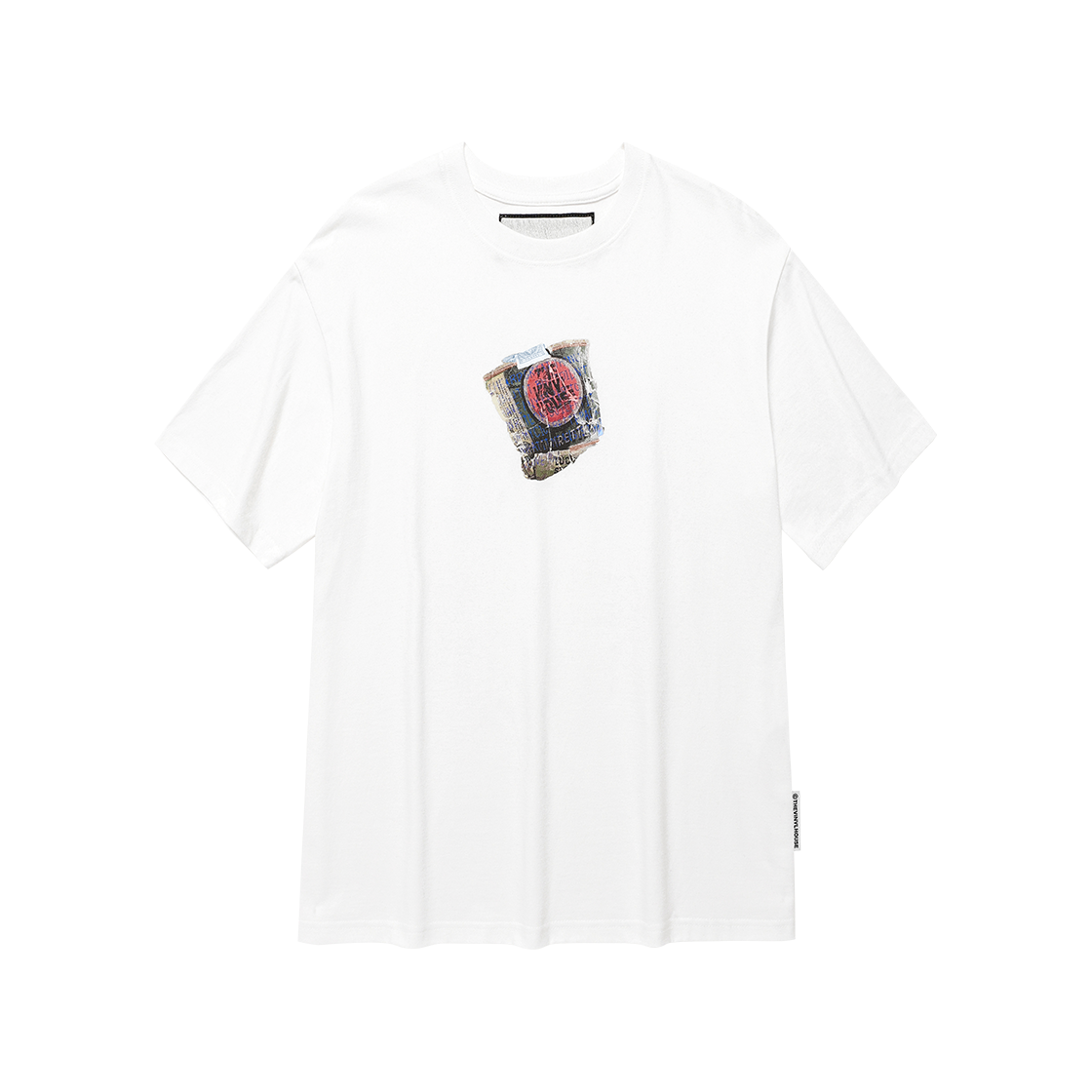 더바이닐하우스 페이퍼 시가렛 티셔츠 화이트