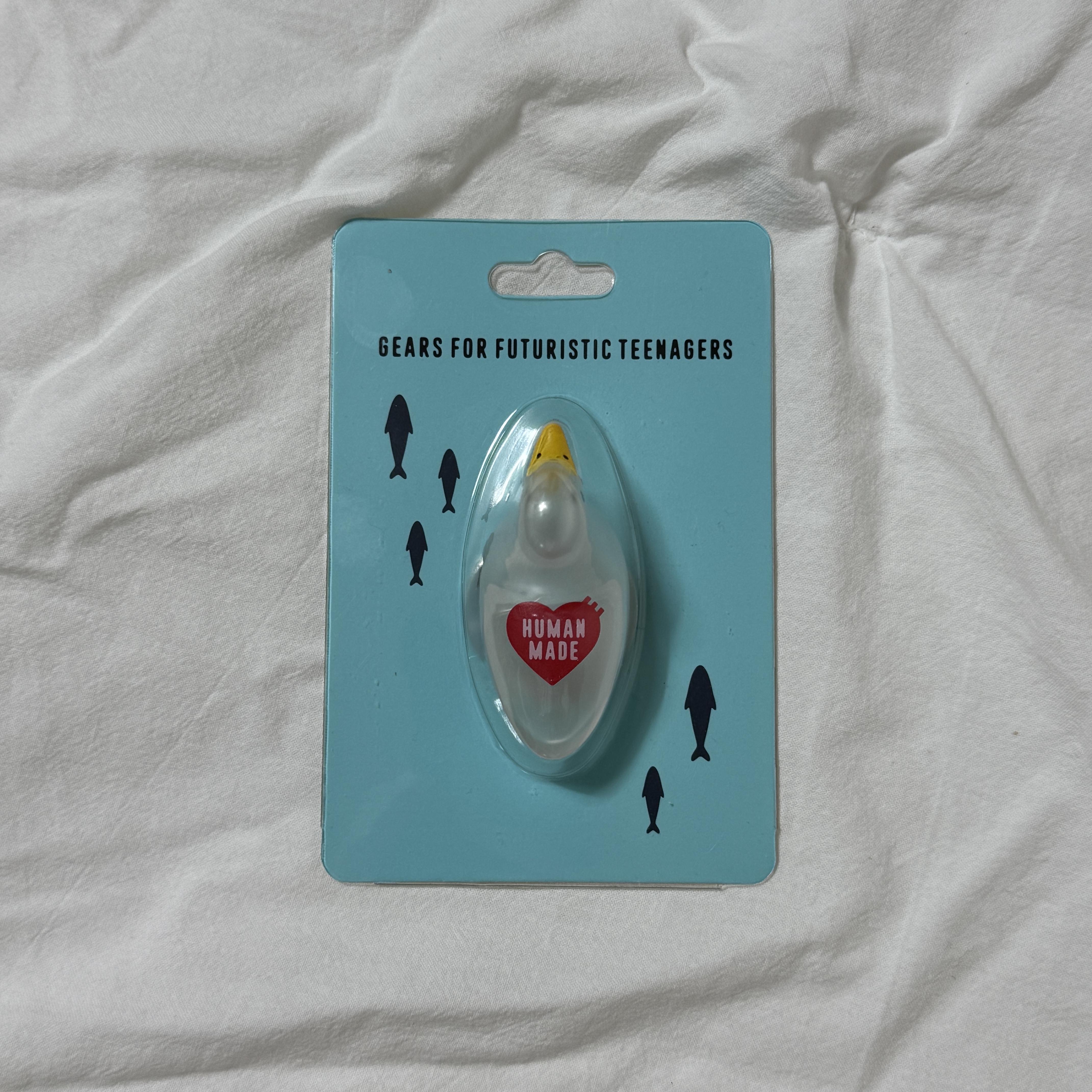 Human Made Duck PVC Key Chain Clear 착용 스타일 - 1
