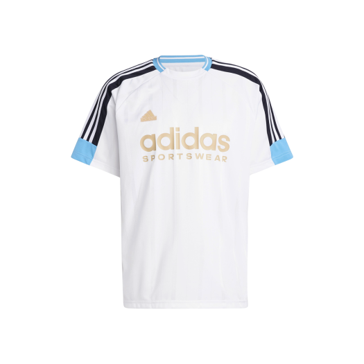 Adidas House of Tiro Nations Pack T-Shirt White Light Blue - KR Sizing
