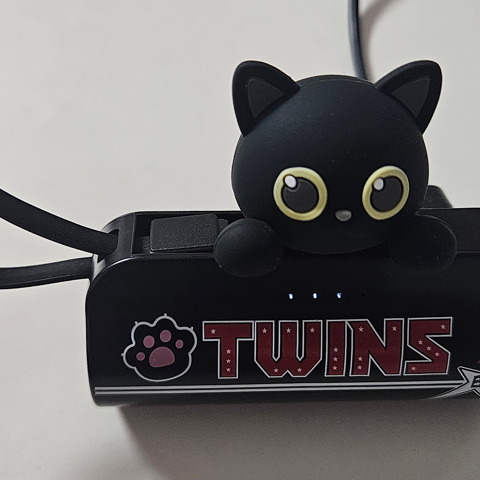 Twins x Bloomingtale Docking Power Bank 5000mAh 착용 스타일