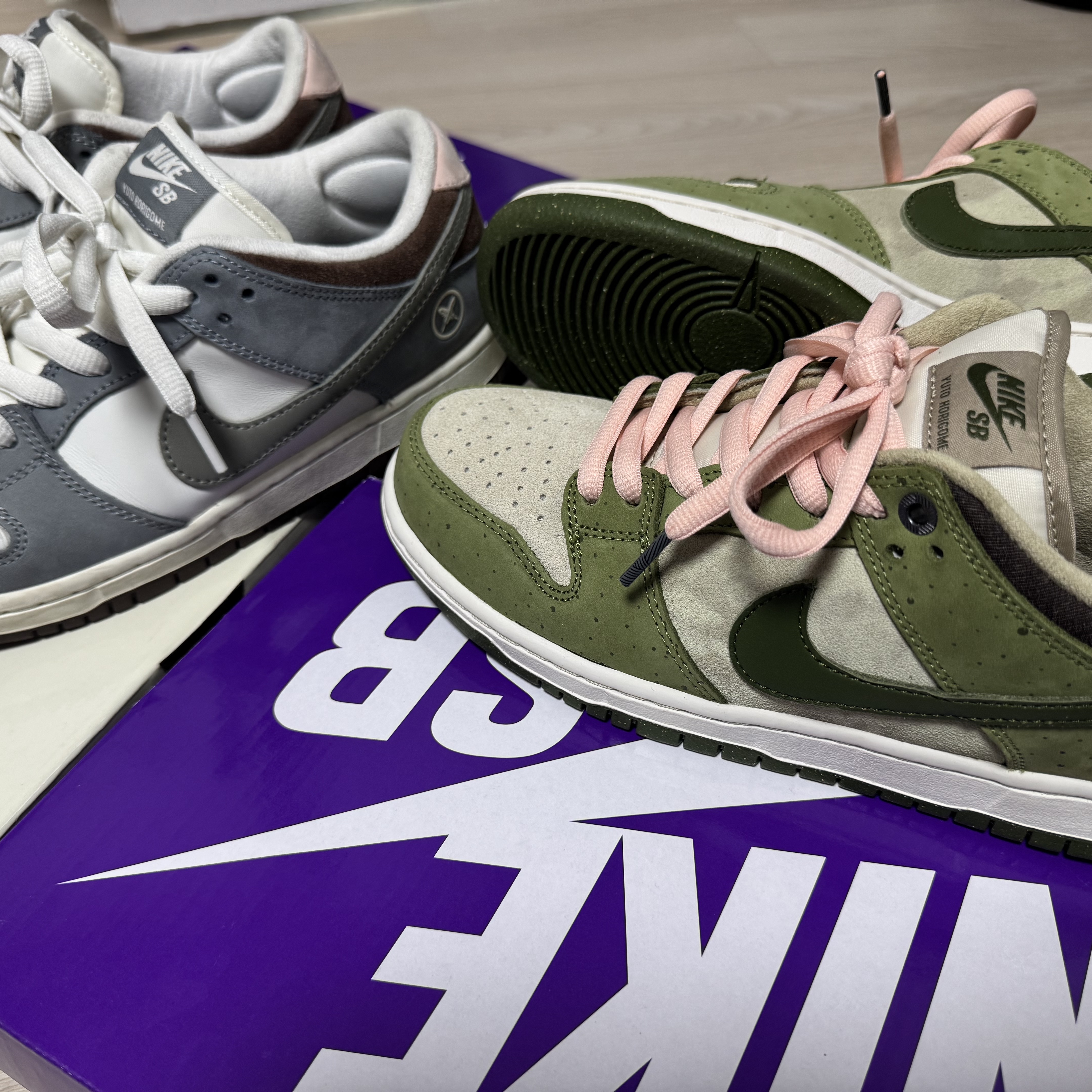 Nike x Yuto Horigome SB Dunk Low Matcha 착용 스타일 - 5