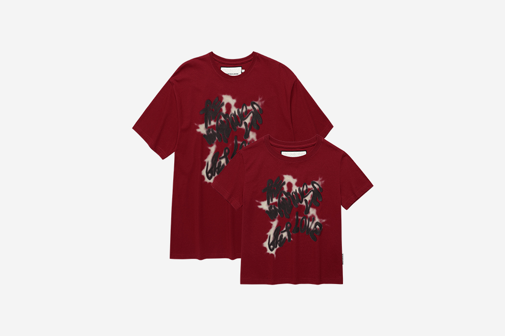 더바이닐하우스 스프레이 스타 티셔츠 레드 | Thevinylhouse | KREAM Thevinylhouse Spray Star Tee Red