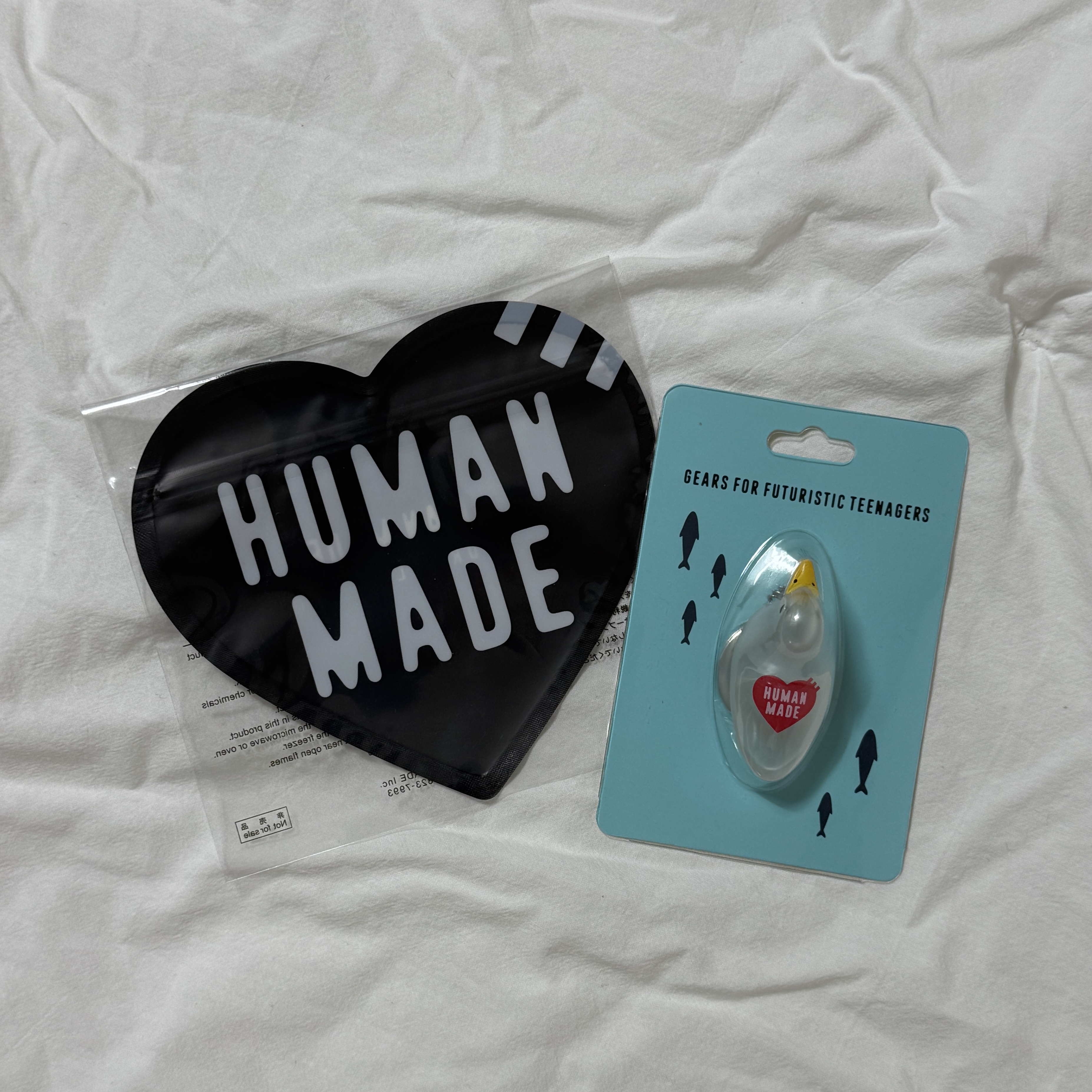 Human Made Duck PVC Key Chain Clear 착용 스타일 - 2