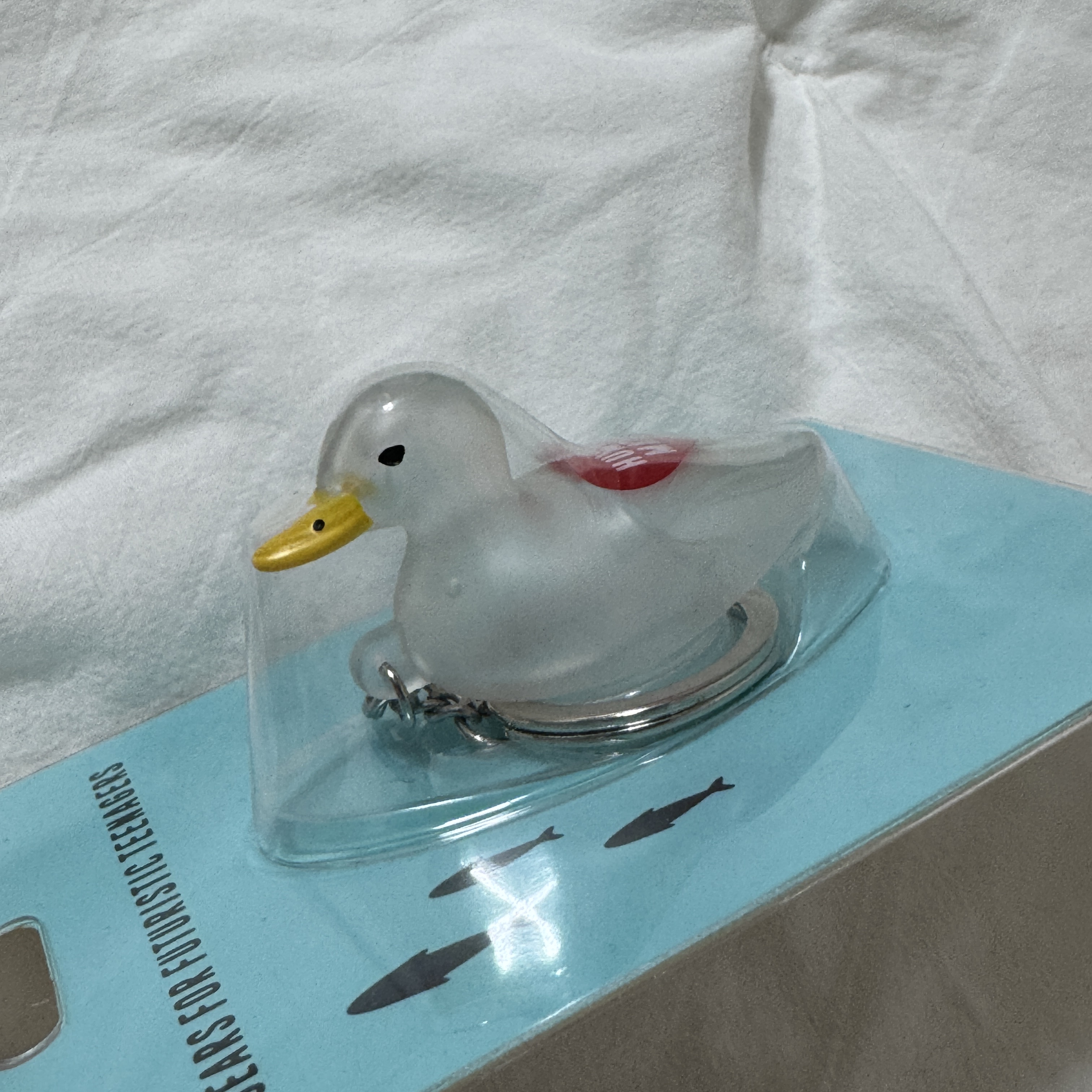 Human Made Duck PVC Key Chain Clear 착용 스타일 - 3