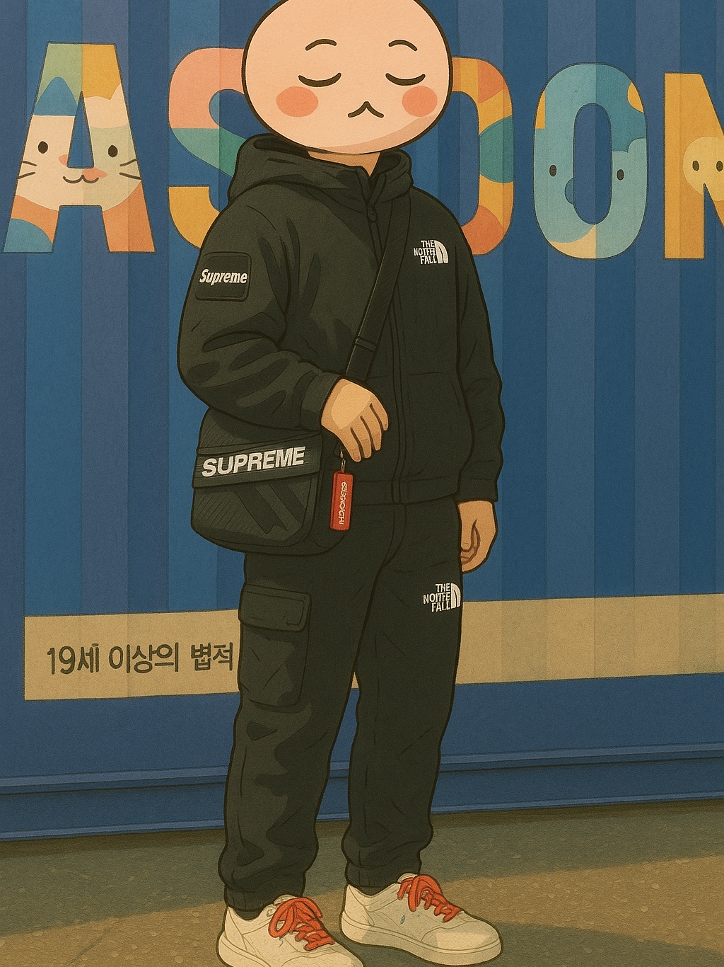 Supreme x The North Face Trekking Convertible Jacket Black - 22SS, Supreme x The North Face Trekking Zip-Off Belted Pants Black - 22SS 착용 스타일