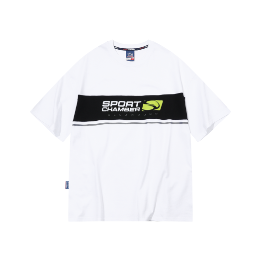 SCBES2HTU02WH Sport Chamber SC Block Flash T-Shirt White