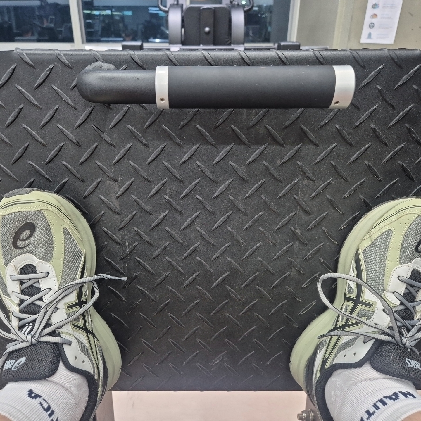 Asics Jog 100 S Sheet Rock - 2E Wide 착용 스타일