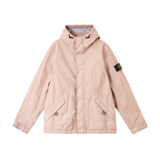 Stone Island 4100093 Membrana 3L TC Breathable Water-Resistant Hooded Jacket Antique Rose - 25SS