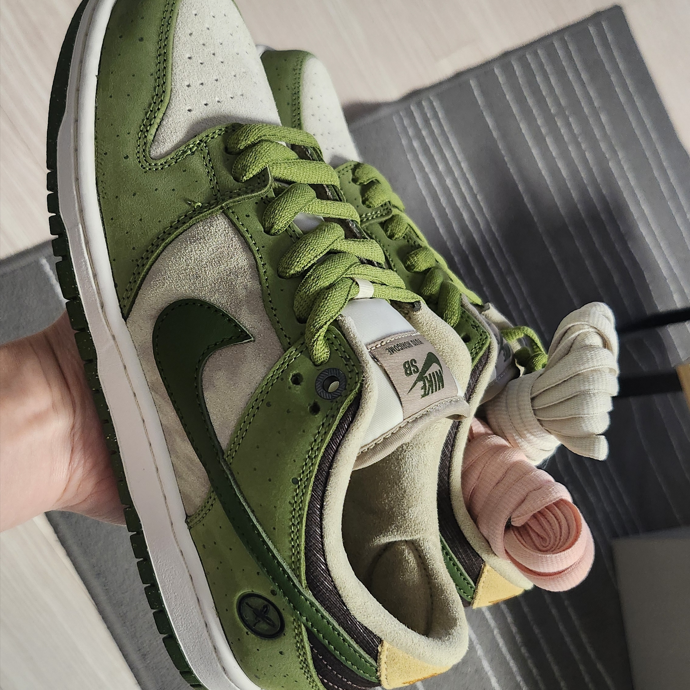 Nike x Yuto Horigome SB Dunk Low Matcha 착용 스타일