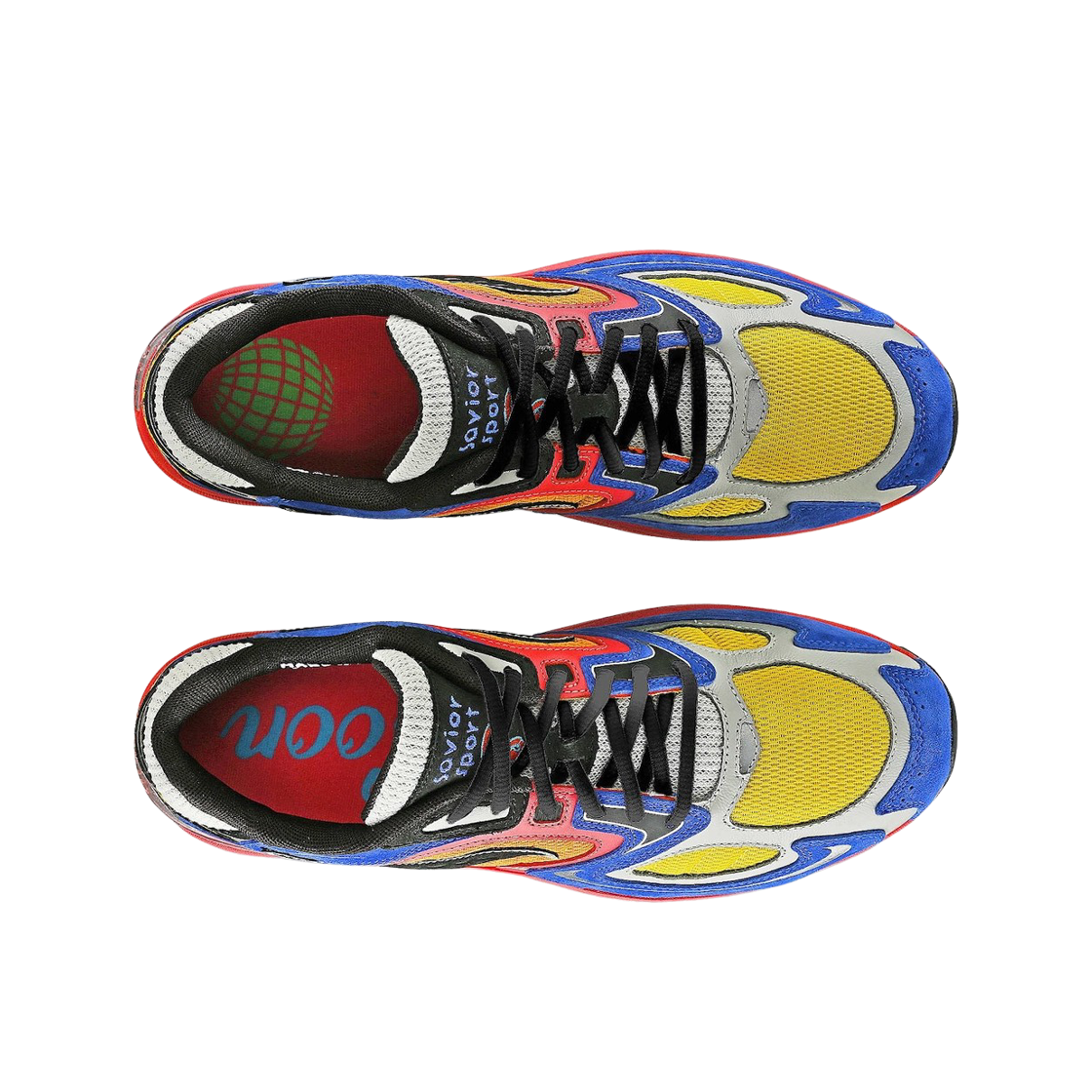 써코니 x 제이 팁스 그리드 재즈 9 벌룬 블루 멀티컬러(Saucony x Jae Tips Grid Jazz 9 Balloon Blue Multicolor) - 2
