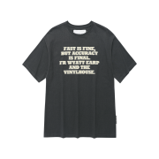 Thevinylhouse Gunfight Typo Tee Charcoal