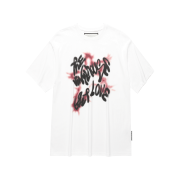 Thevinylhouse Spray Star Tee White