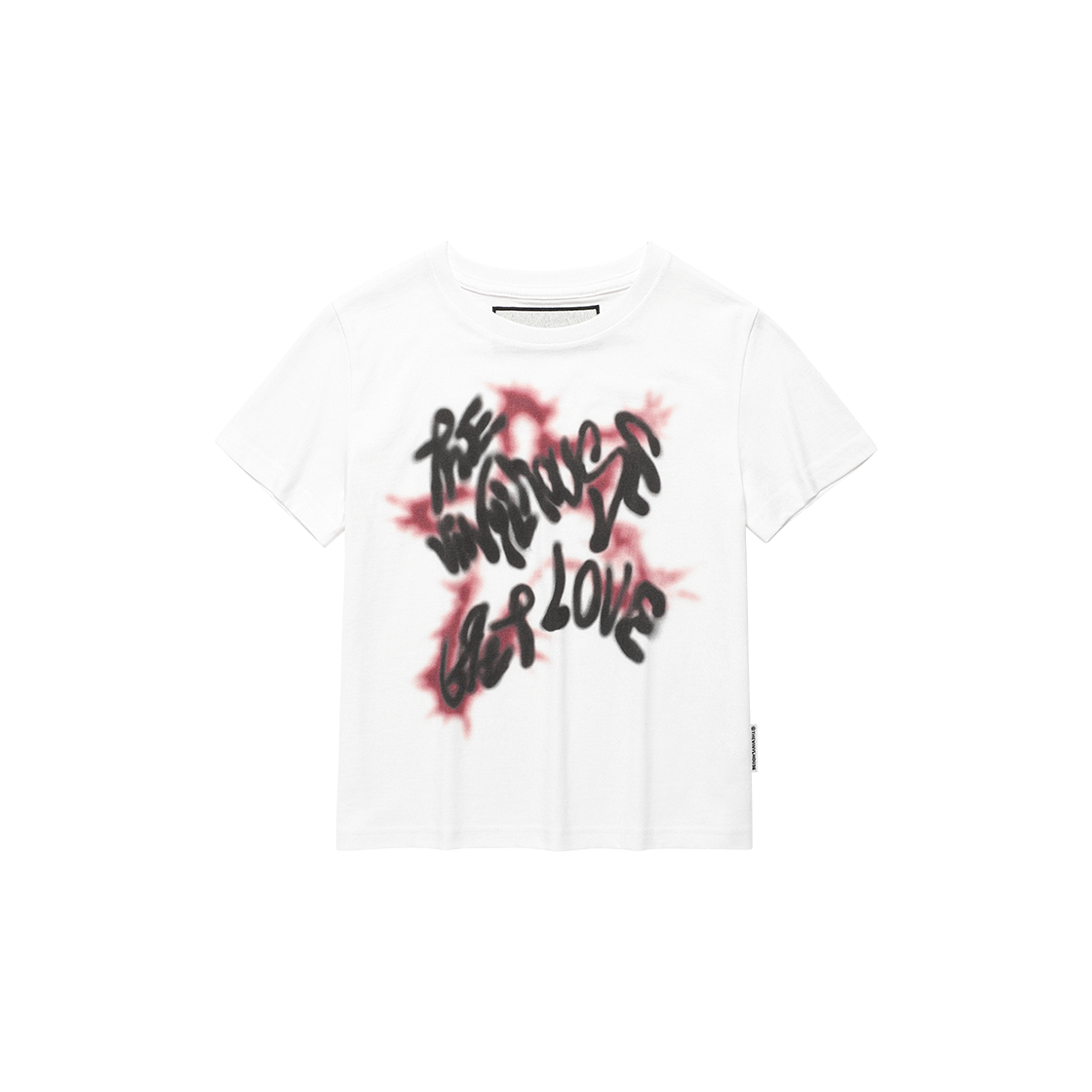 더바이닐하우스 스프레이 스타 티셔츠 화이트(Thevinylhouse Spray Star Tee White) - 3
