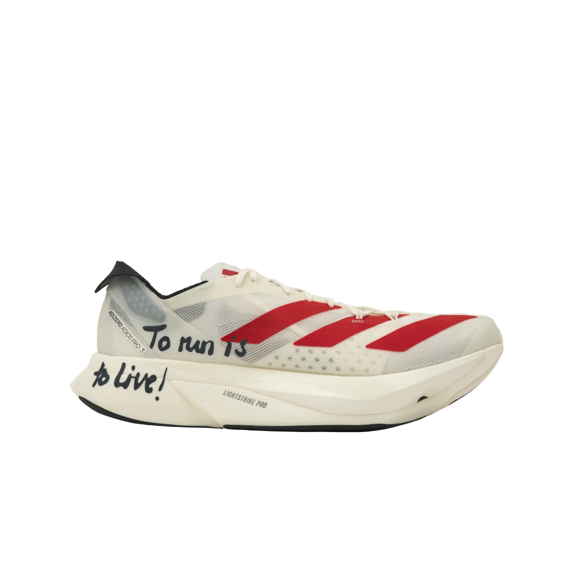 아디다스 아디제로 아디오스 프로 3 오프 화이트 베러 스칼렛 | Adidas | KREAM Adidas Adizero Adios Pro 3 Off White Better Scarlet