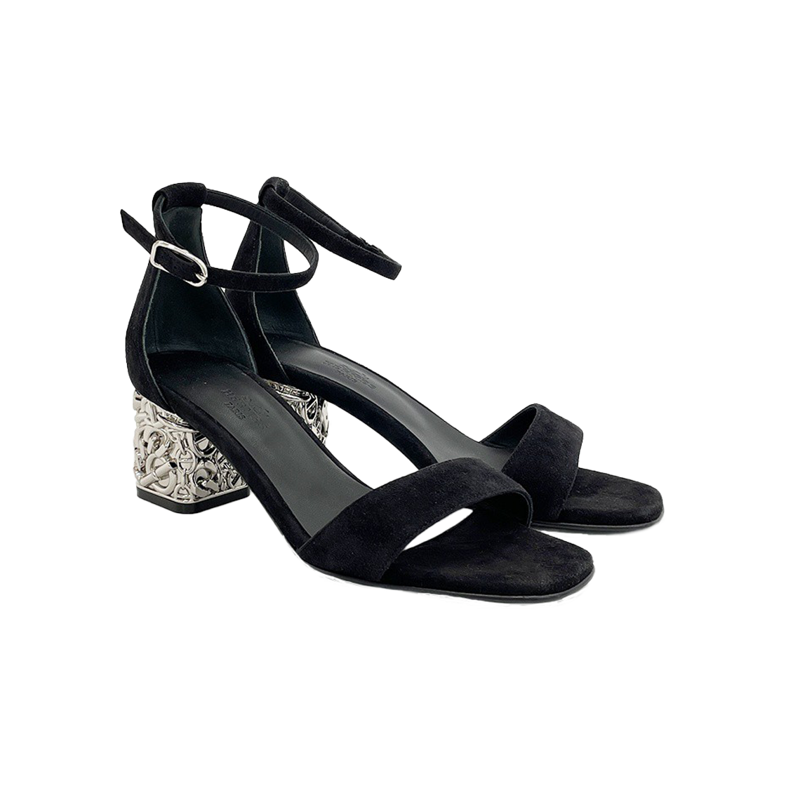 에르메스 글램 샌들 37 블랙 은장(Hermes Glam Sandal 37 Black Palladium) - 1