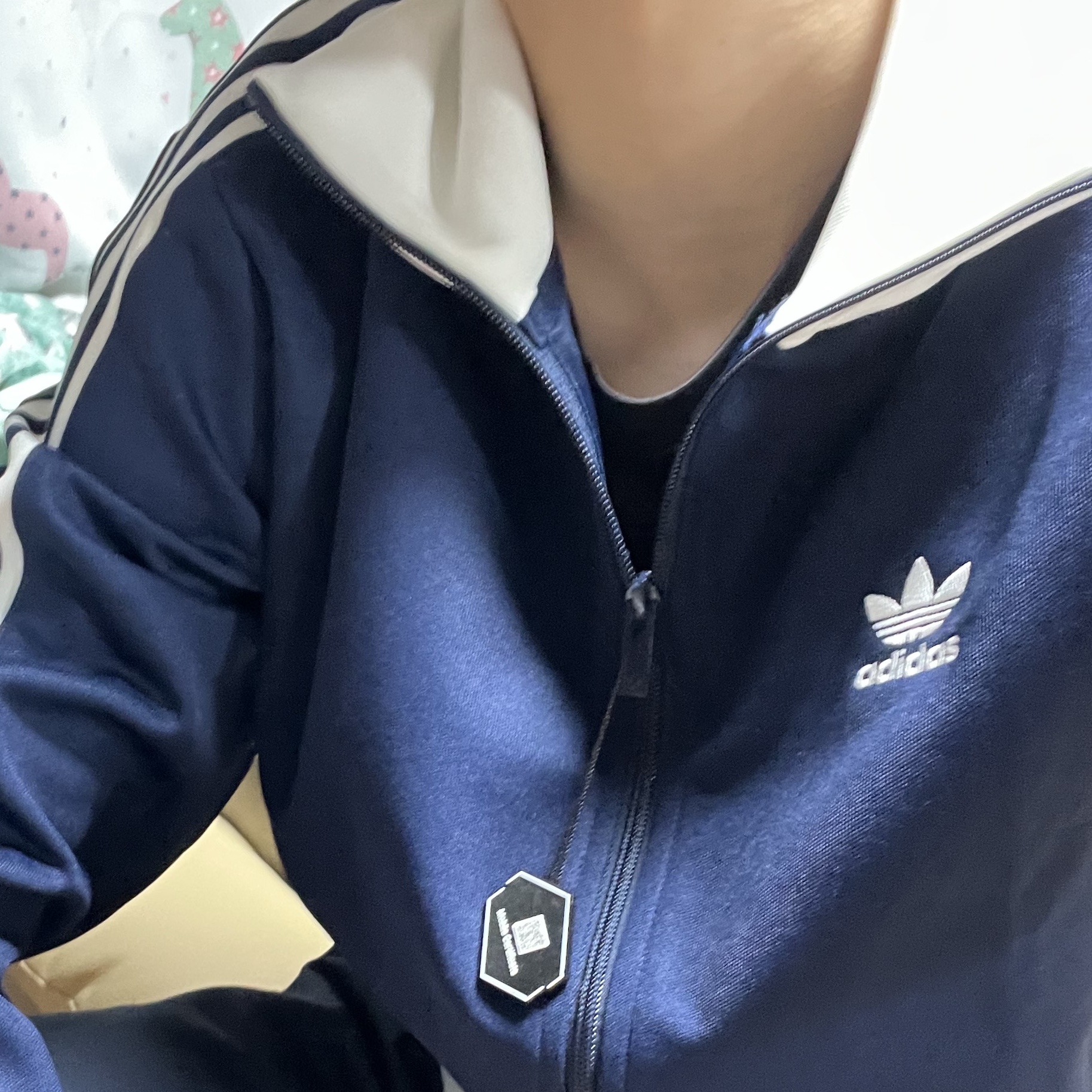 Adidas Adicolor Classic Beckenbauer Track Top Night Indigo - KR Sizing 착용 스타일