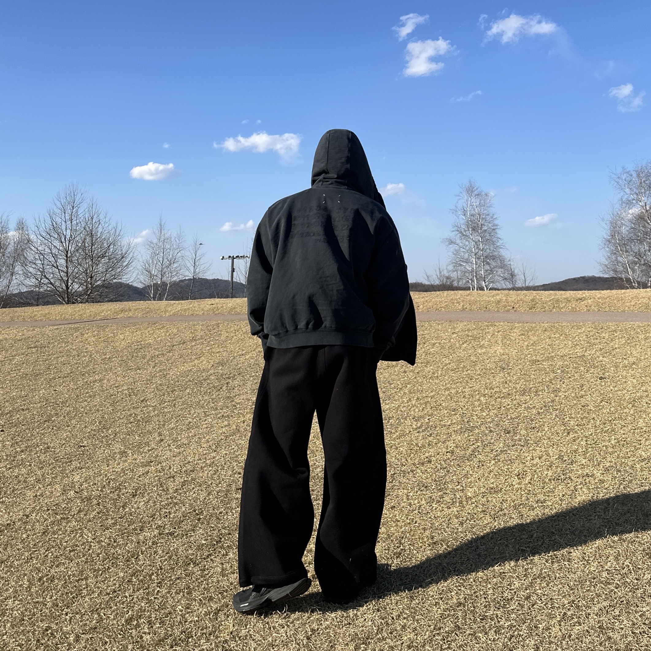 Nonnod Scuba Pajama Pants Black, Balenciaga Circuit Sneaker Black 착용 스타일 - 2
