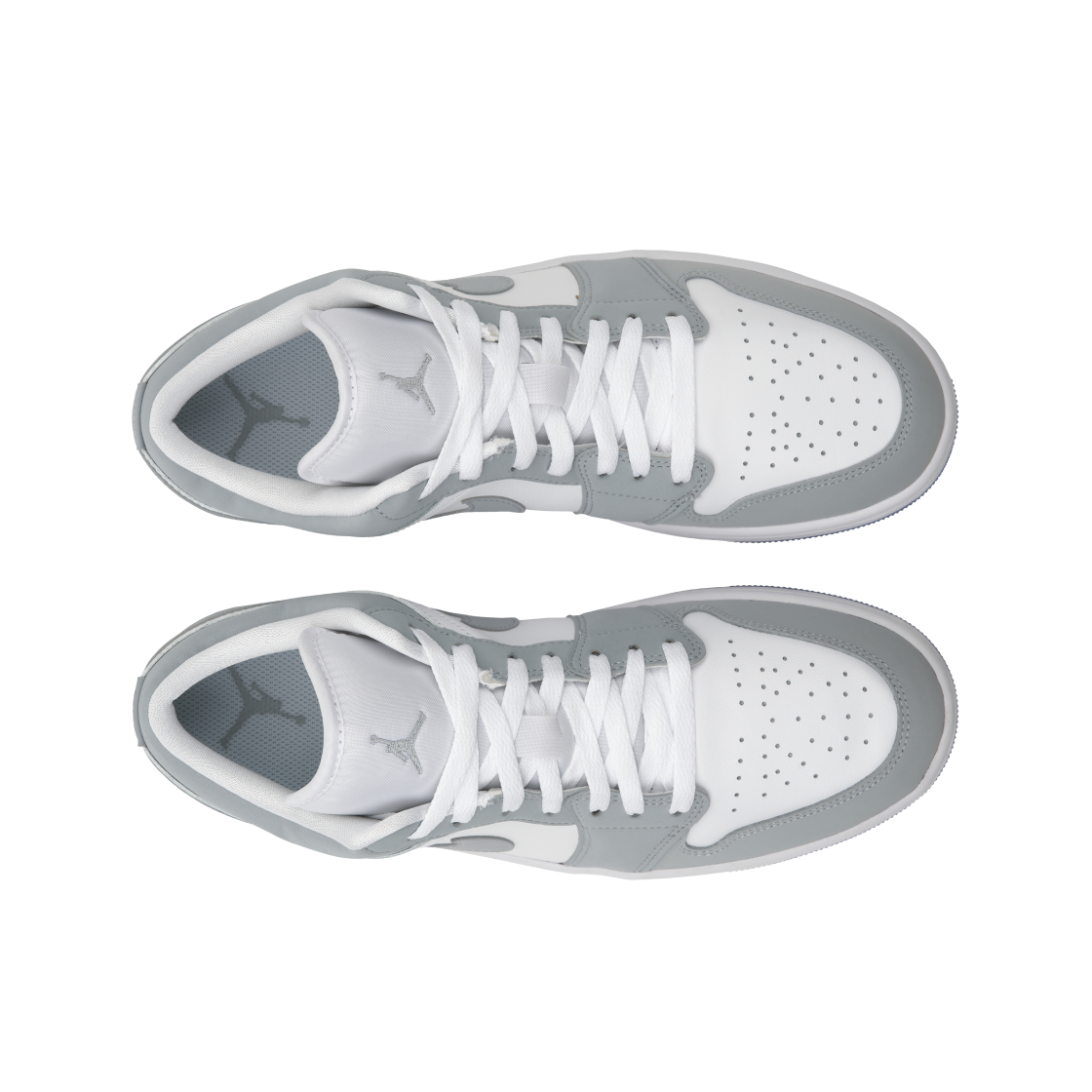 DC0774-105 (W) Jordan 1 Low White Wolf Grey - #5