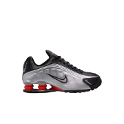 (GS) Nike Shox R4 Metallic Silver Black