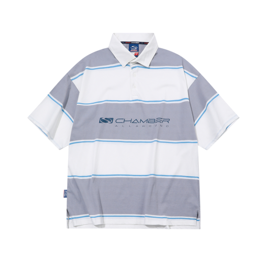 SCBES2HTU01AB Sport Chamber SC Flash Rugby T-Shirt Ash Blue