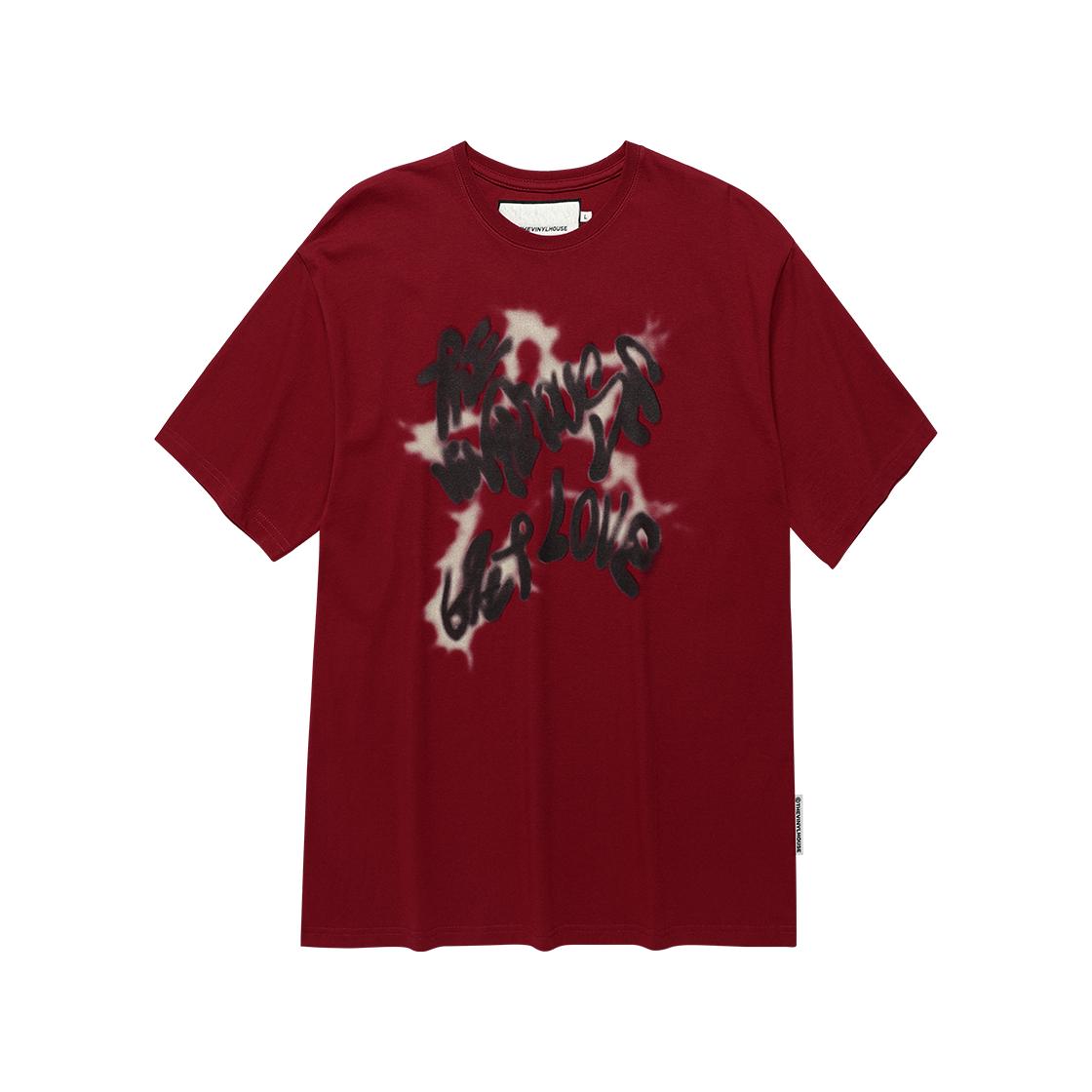 더바이닐하우스 스프레이 스타 티셔츠 레드(Thevinylhouse Spray Star Tee Red)