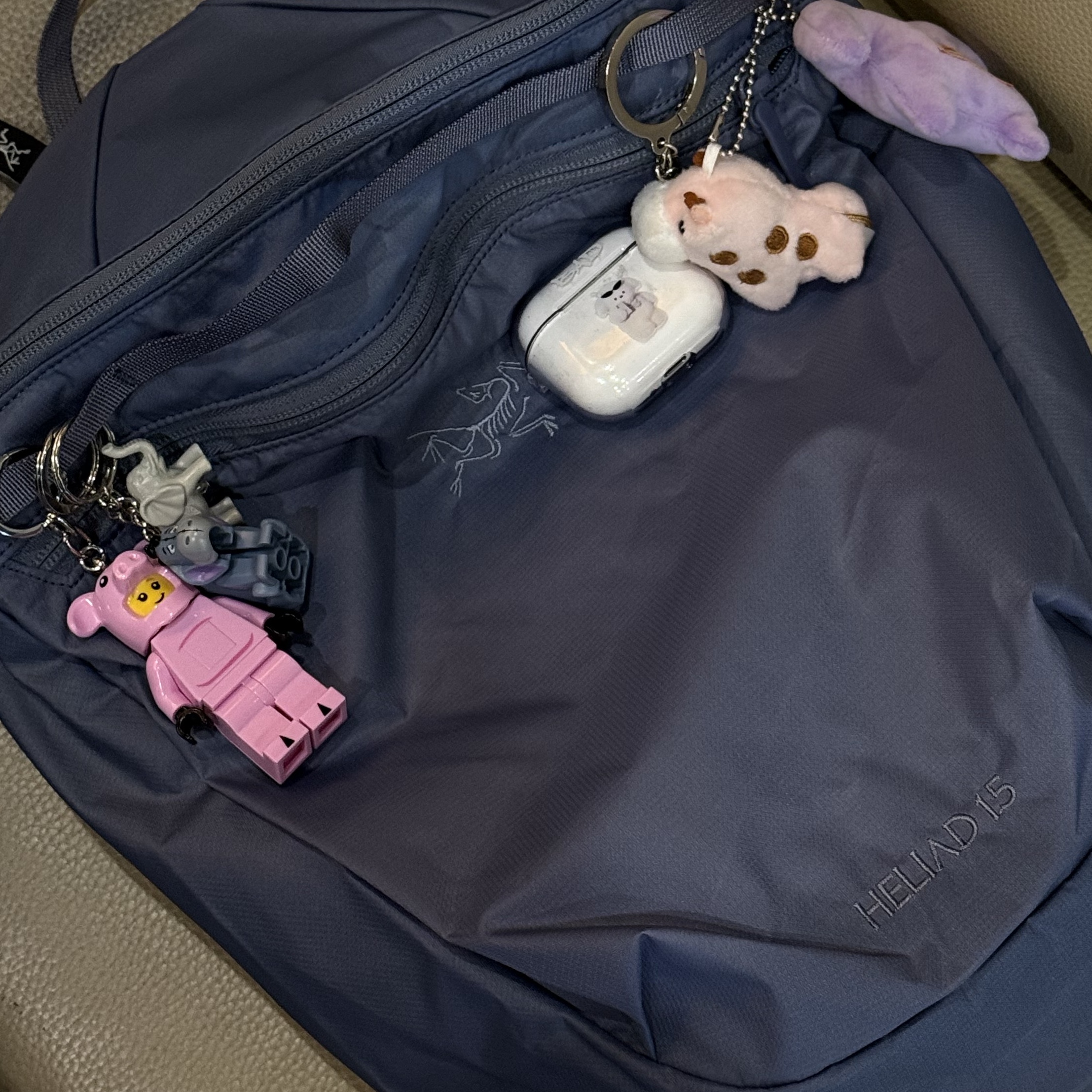Arc'teryx Heliad 15 Backpack Stratus 착용 스타일