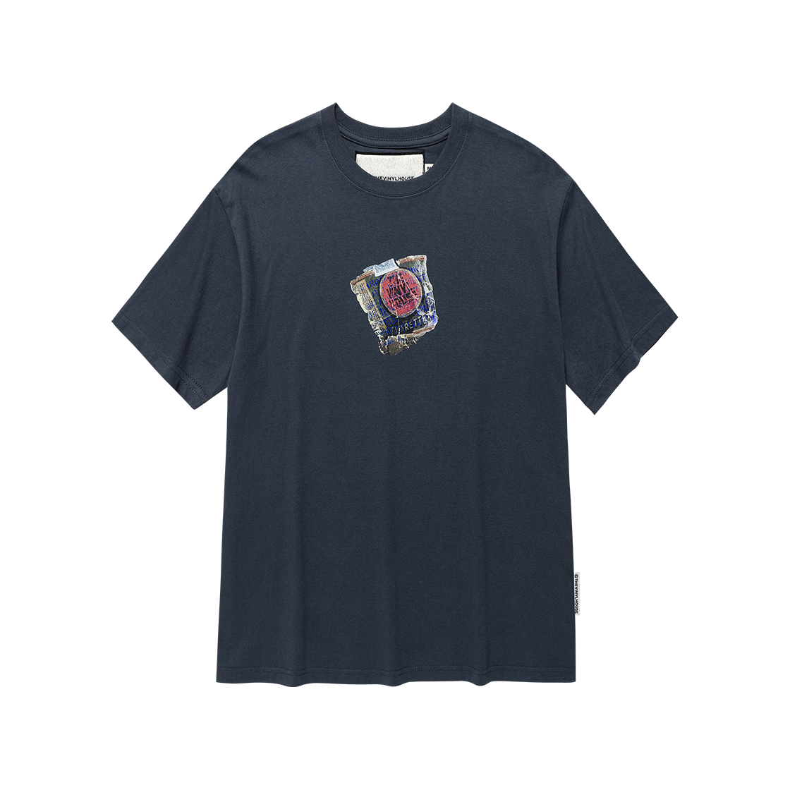 더바이닐하우스 페이퍼 시가렛 티셔츠 네이비