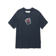 Thevinylhouse Paper Cigarette Tee Navy