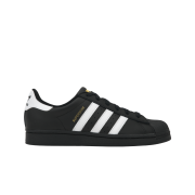 (J) Adidas Superstar Black White