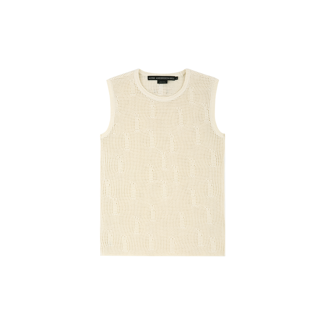 atb1328m(ECRU) ADSB Andersson Bell Net Damaged Sleeveless Ecru - 대표 이미지 #1