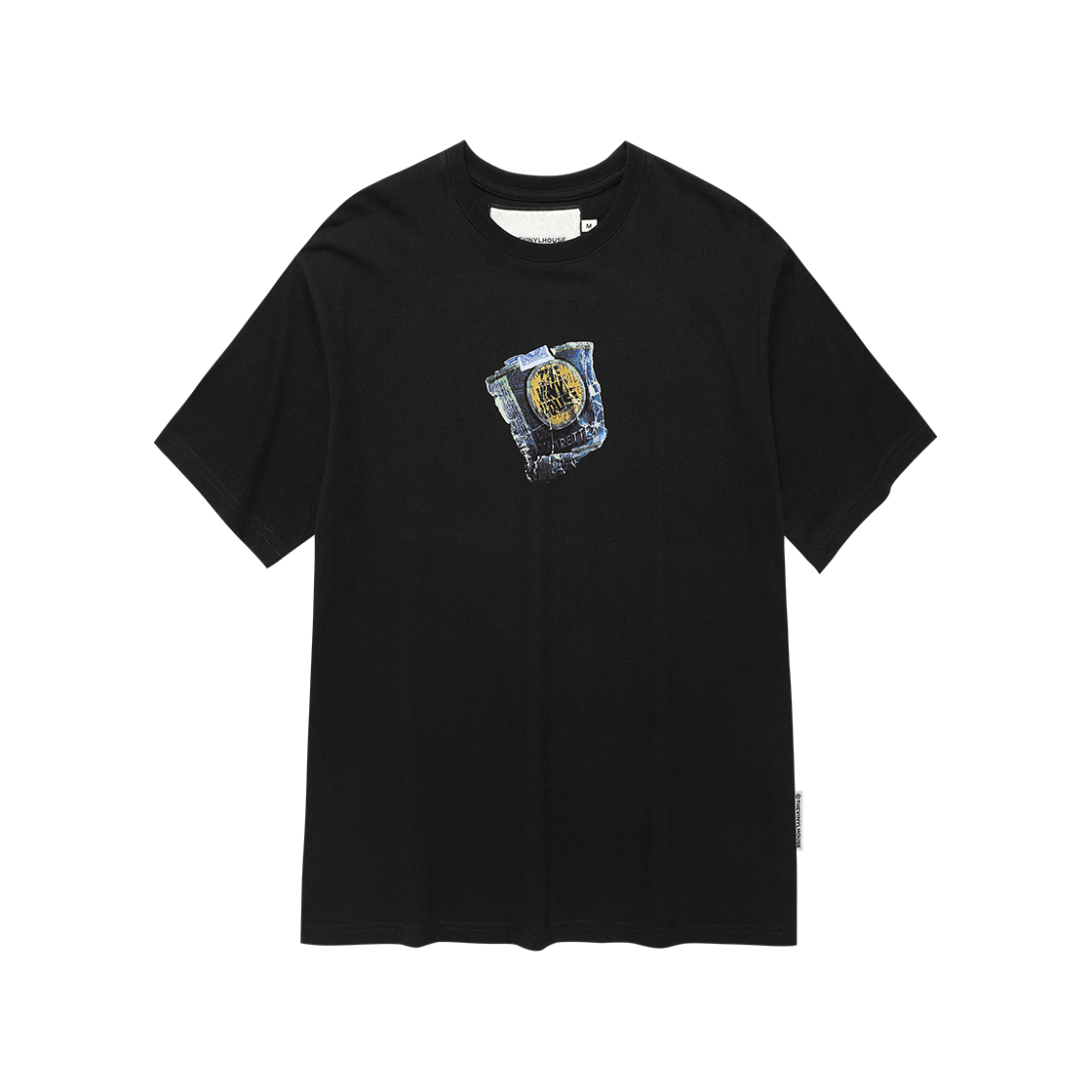 더바이닐하우스 페이퍼 시가렛 티셔츠 블랙