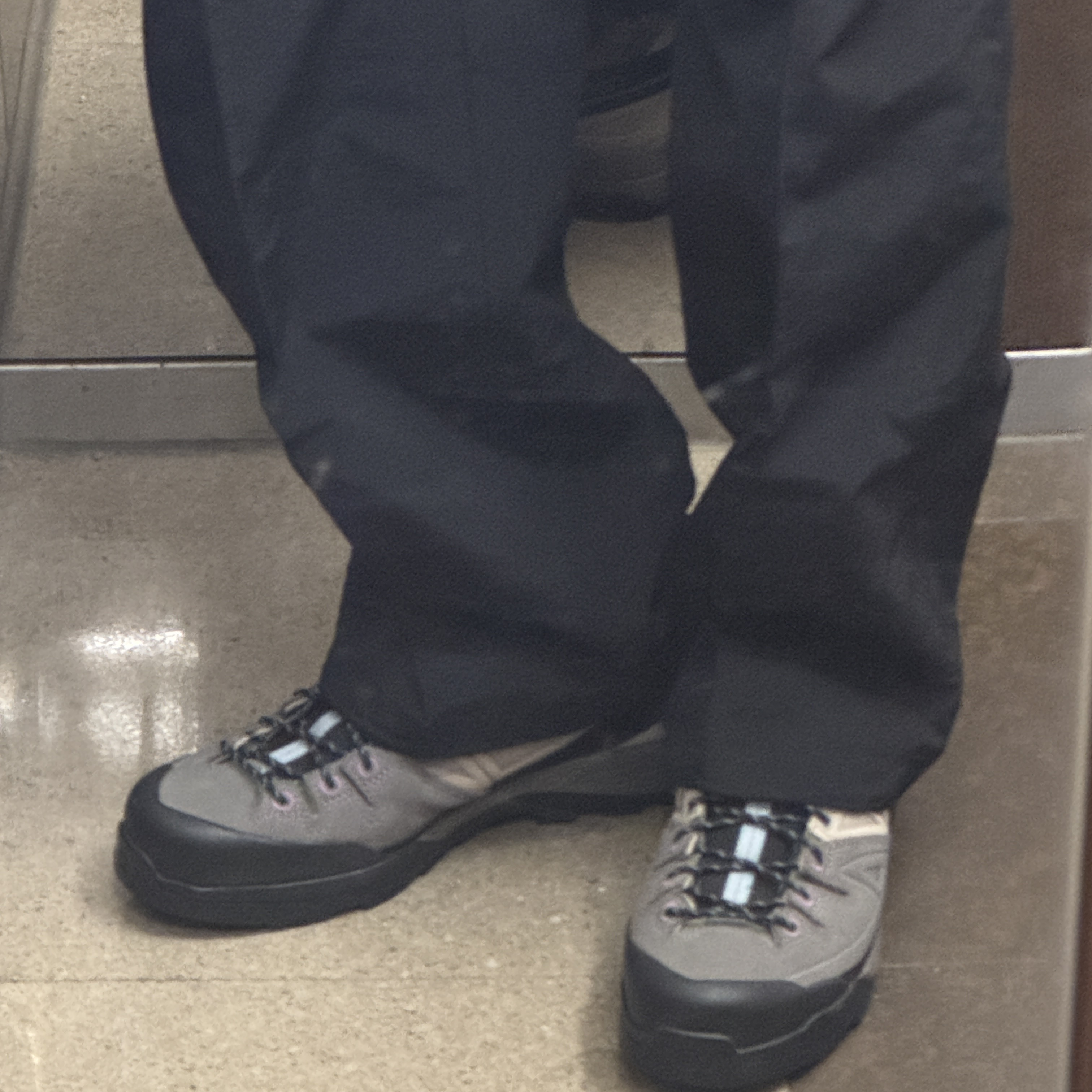 살로몬 X-Alp LTR 퓨터 빈티지 카키 착용 스타일