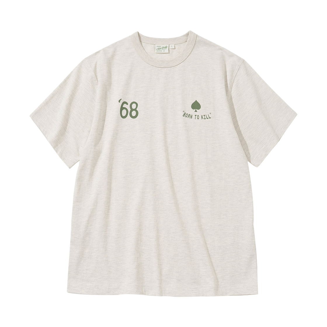 유니폼브릿지 본 투 킬 숏슬리브 티 오트밀