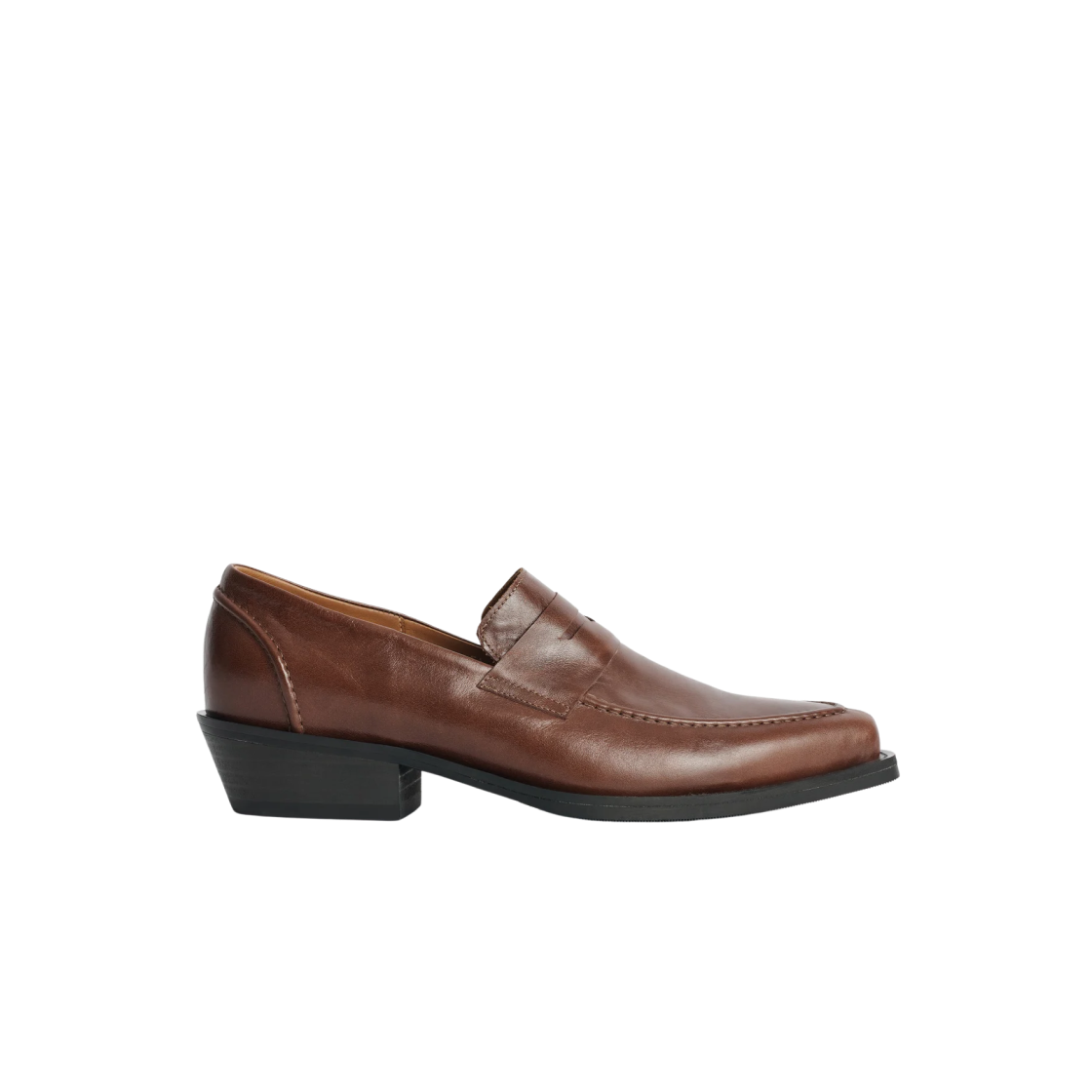 아워레가시 사이퍼 로퍼 카스타뇨 새틴 보바인(Our Legacy Cypher Loafer Castagno Satin Bovine) - 1