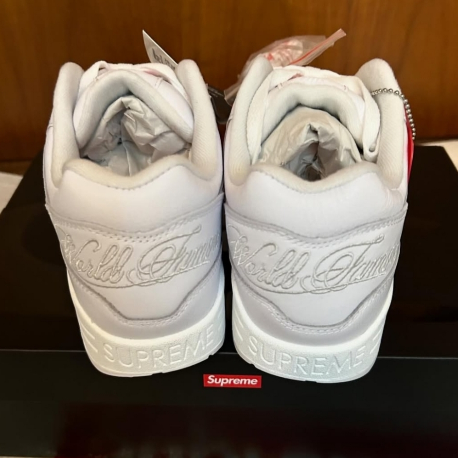 Nike x Supreme Air Max 1 '87 White - 25SS 착용 스타일 - 4