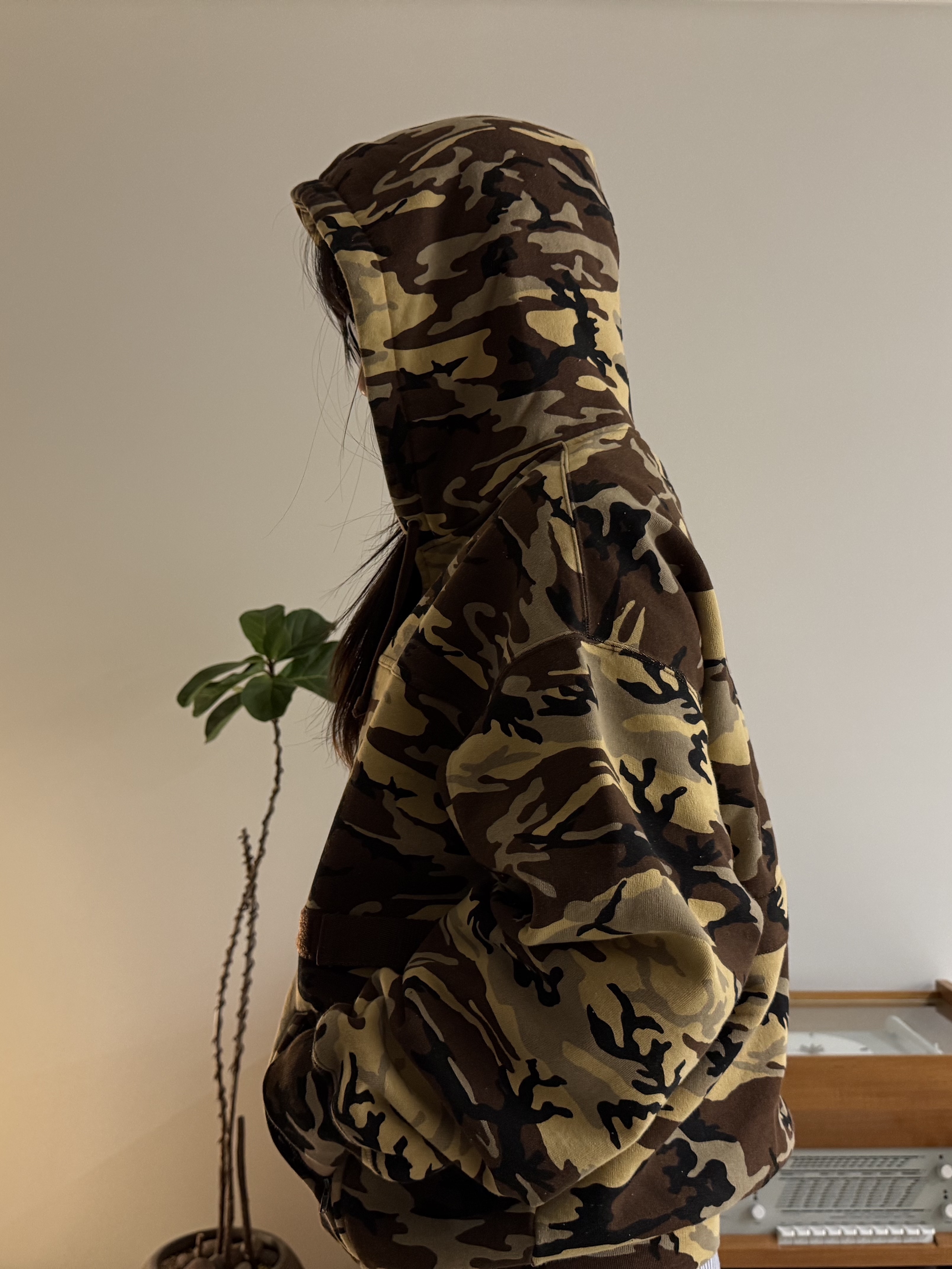 Supreme x Marithe Francois Girbaud Zip Up Hooded Sweatshirt Camo - 25SS 착용 스타일 - 6