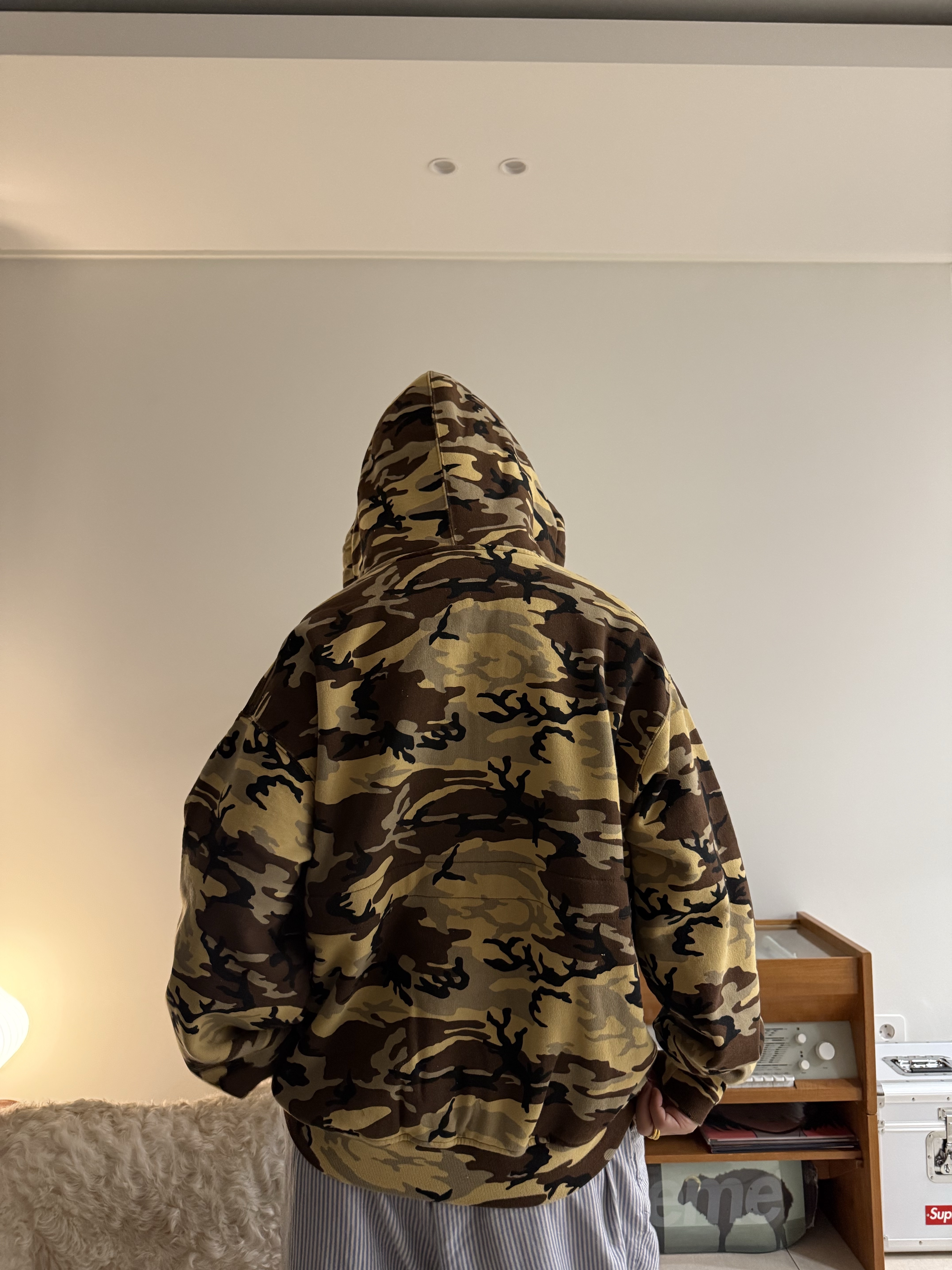Supreme x Marithe Francois Girbaud Zip Up Hooded Sweatshirt Camo - 25SS 착용 스타일 - 2