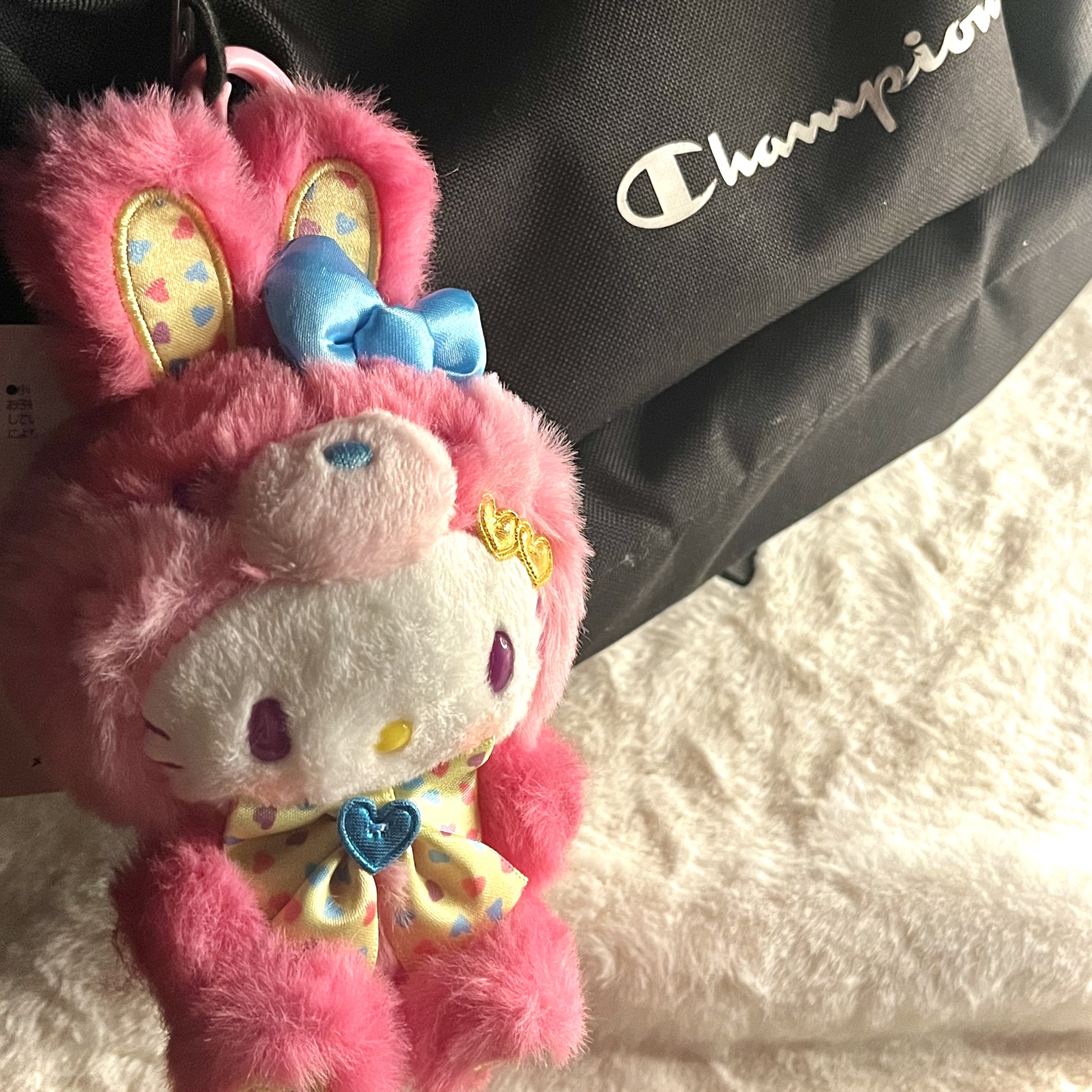 Sanrio Hello Kitty Spring Rabbit Mascot Holder 착용 스타일 - 1