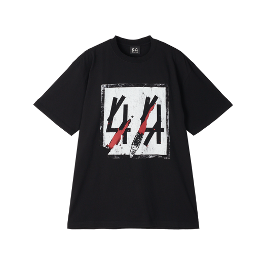 44 레이블 그룹 스티카 티 블랙 - 25SS