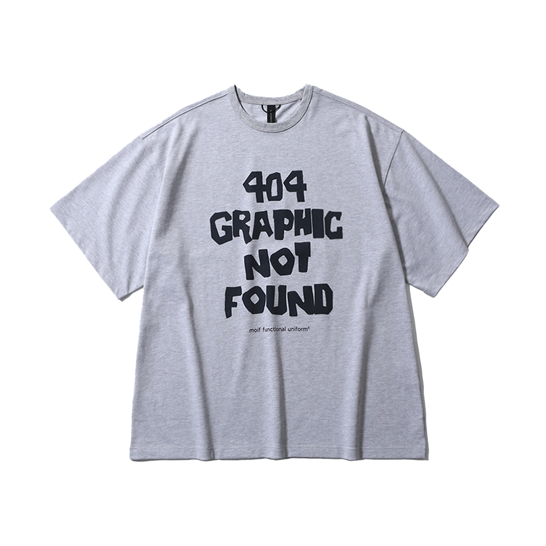 PMF025-02JH08-G [SS25] moif 404 Gnf(F) H/S Tee Heather Gray