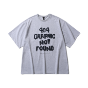 [SS25] moif 404 Gnf(F) H/S Tee Heather Gray