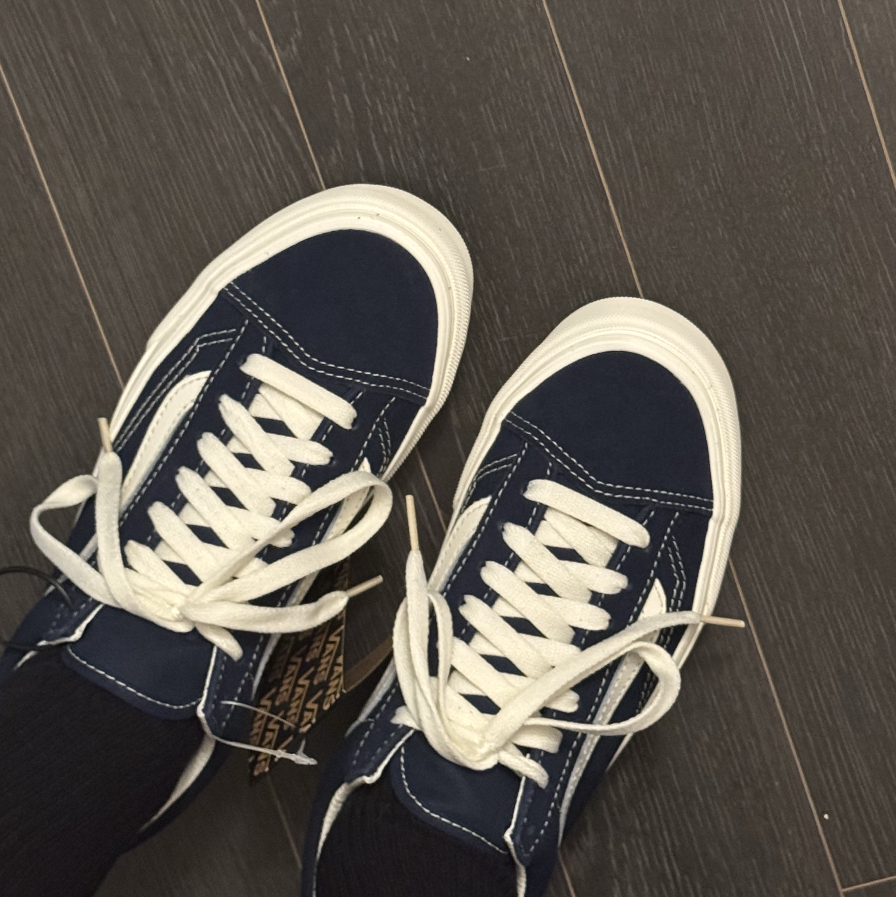 Vans Style 36 Suede Dress Blues 착용 스타일