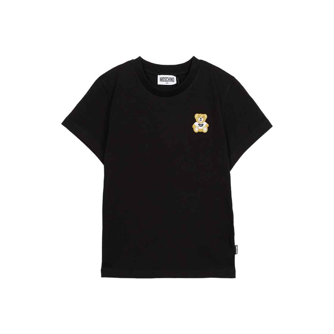 H5M04KLAA0260100 (Kids) Moschino Short Sleeve T-Shirt Black