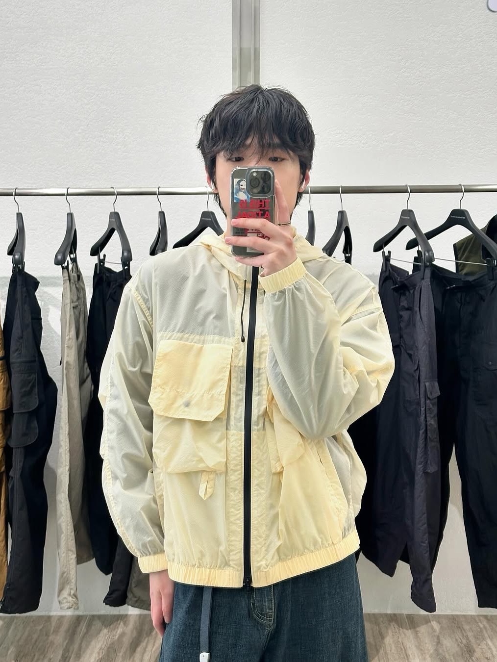 [SS25] moif LT Wading Parka Mayo 착용 스타일